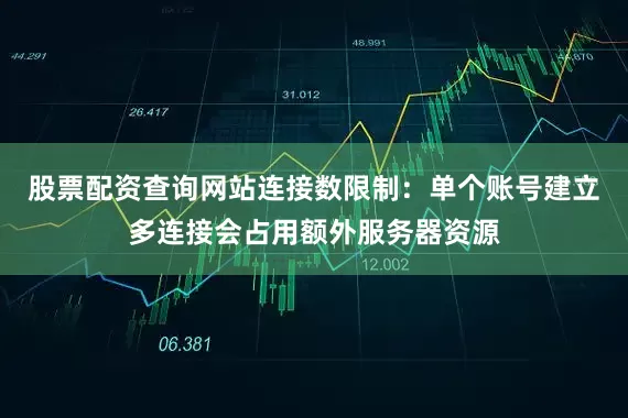 股票配资查询网站连接数限制：单个账号建立多连接会占用额外服务器资源